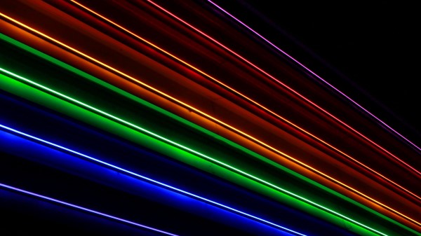 Stripes Rainbow Neon wallpaper