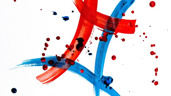 Strokes Spots Splashes Wallpaper