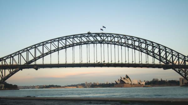Bridge Architecture Sea wallpaper