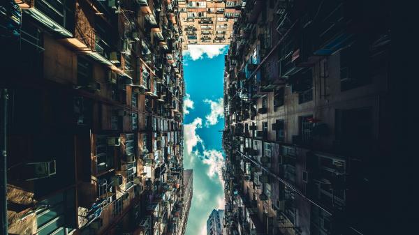 Building Architecture Bottom View wallpaper