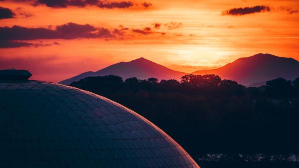 Building Architecture Roof Wallpaper