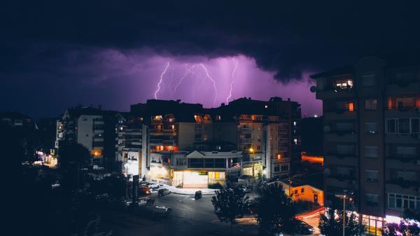 Building Storm Overcast Clouds wallpaper