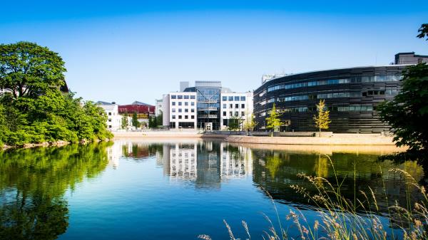 Buildings Architecture River wallpaper