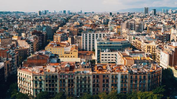 Buildings City Top View Wallpaper