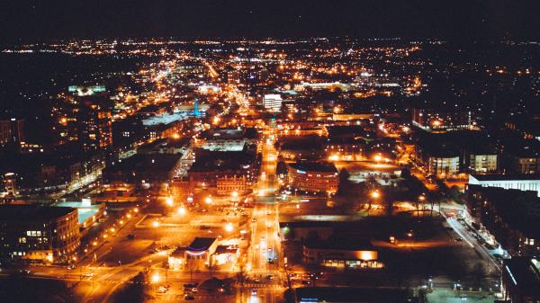 Charlotte United States Night City Wallpaper