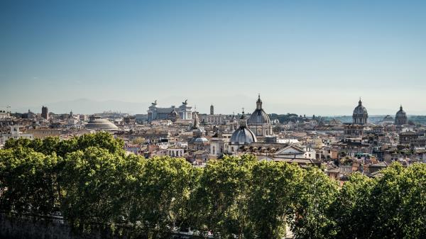City Building Trees Architecture Wallpaper
