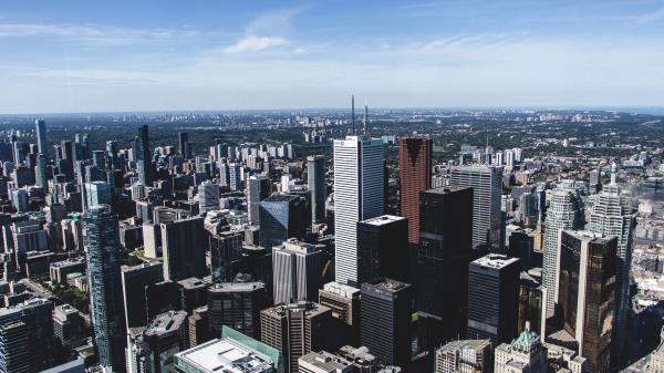 City Buildings Skyscrapers Image wallpaper