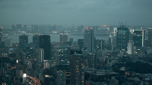 City Fog Darkness Wallpaper