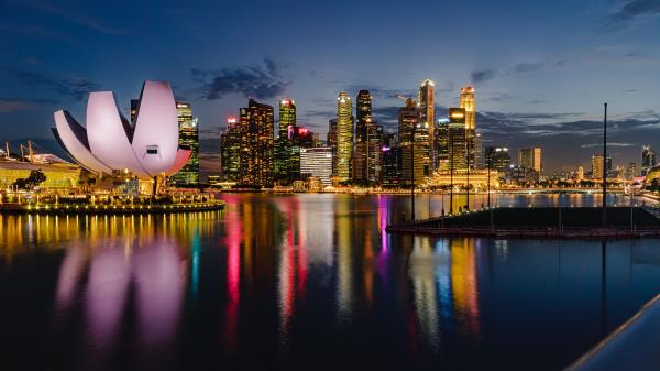 City Night Buildings wallpaper