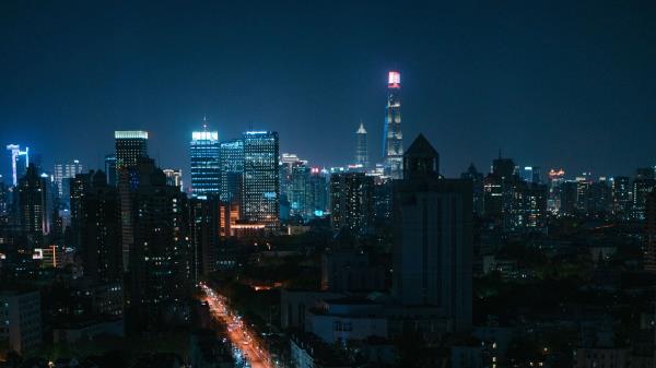 City Road Night Image wallpaper
