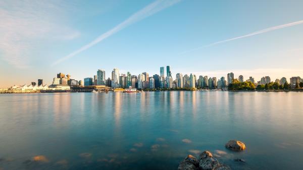 City Water Horizon wallpaper