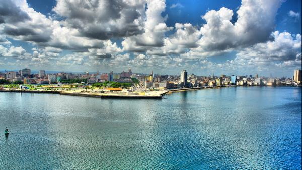 Cuba Havana Promenade Hd wallpaper