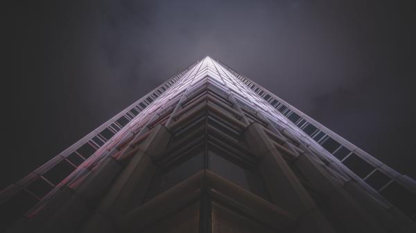 Facade Architecture Night wallpaper