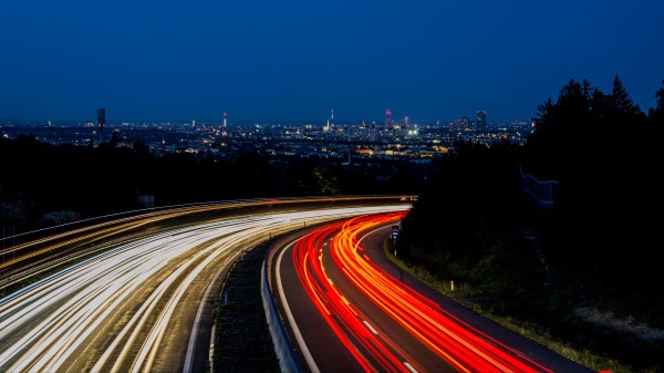 Road Movement Of Light Neon wallpaper