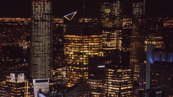 Skyscraper Buildings Lights Wallpaper