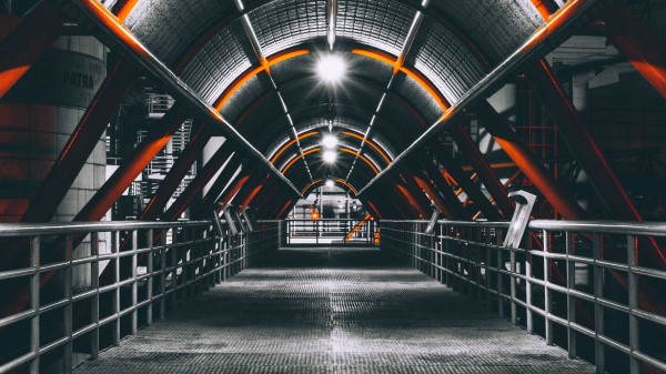 Transition Light Construction wallpaper