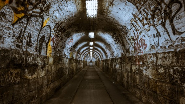 Tunnel Underground Abandoned wallpaper
