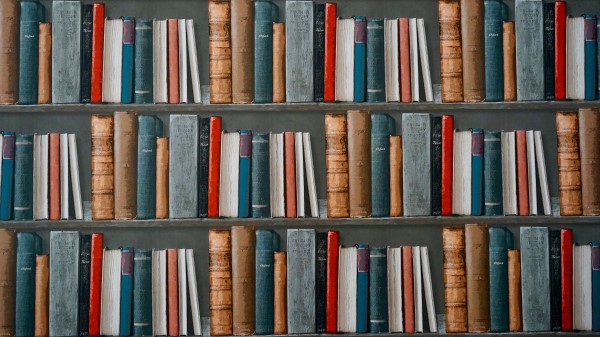 Books Shelf Graffiti Wallpaper