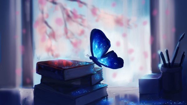 Butterfly Books Art wallpaper
