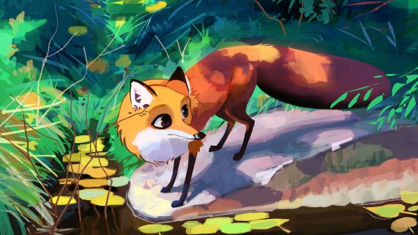 Fox Animal Art Wallpaper