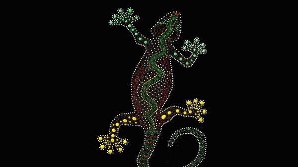 Gecko Lizard Art wallpaper
