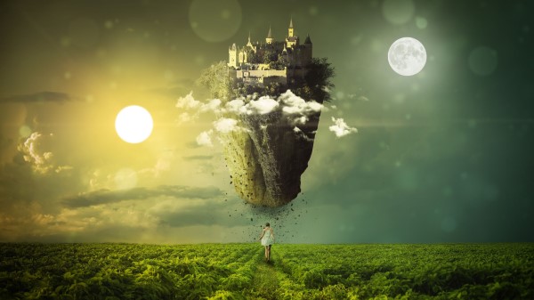 Girl Island Equinox wallpaper