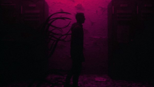 Man Silhouette Tentacles wallpaper