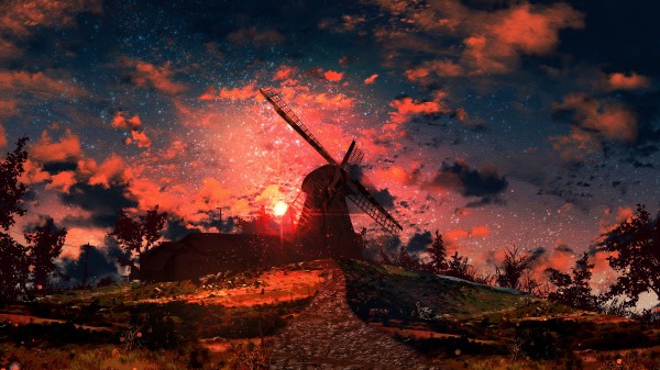 Mill Road Particles wallpaper