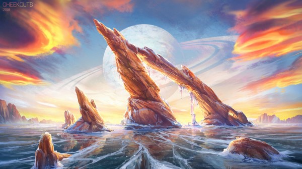 Planet Rocks Fantasy wallpaper