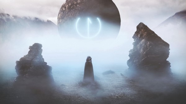 Silhouette Altar Rune wallpaper