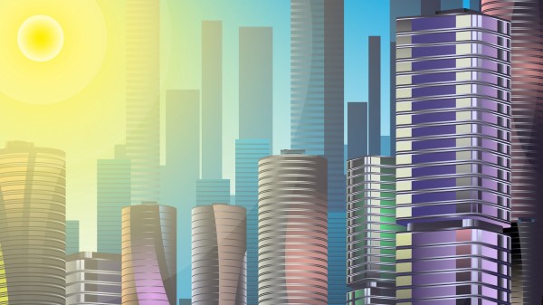 Skyscrapers City Buildings wallpaper