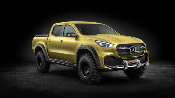 2017 Mercedes Benz X Class Pickup Concept 8k Wallpaper