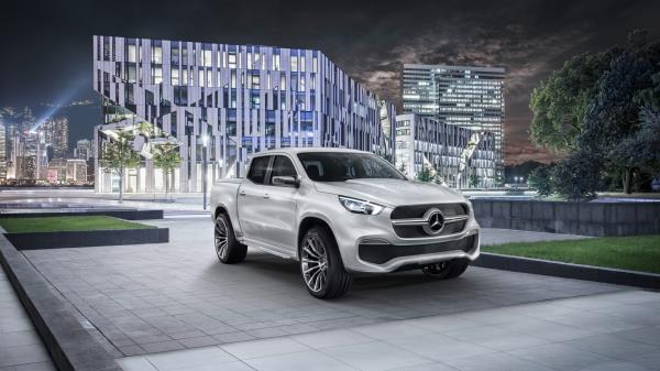 2017 Mercedes Benz X Class Pickup Truck 8k Wallpaper