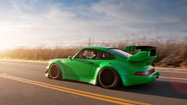 911 Porsche Road Racing Tuning Wallpaper
