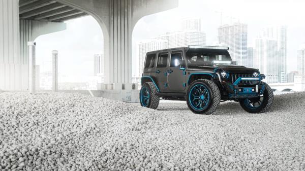 Ag Mc Blue Grey Jeep Wallpaper