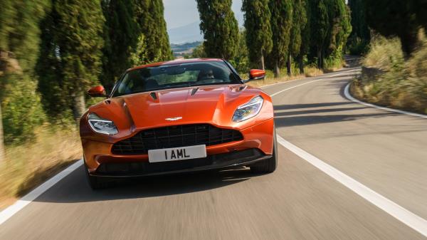 Aston Martin Db11 Front View Red Wallpaper