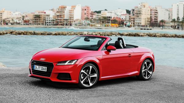 Audi Tt Roadster Quattro S Convertible Red Wallpaper