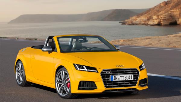 Audi Tts Tt Yellow Roadster 2014 Wallpaper