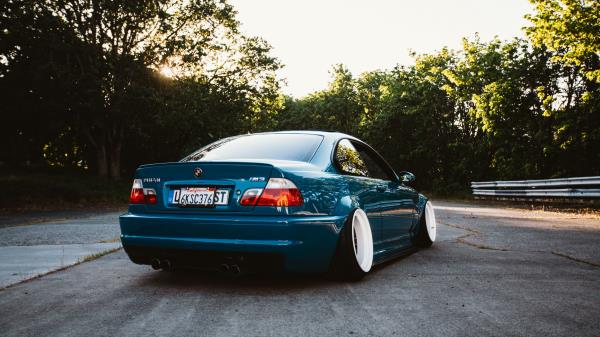 Bmw M3 Rear View Wallpaper