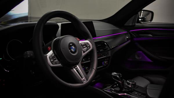 Bmw Steering Wheel Salon Wallpaper