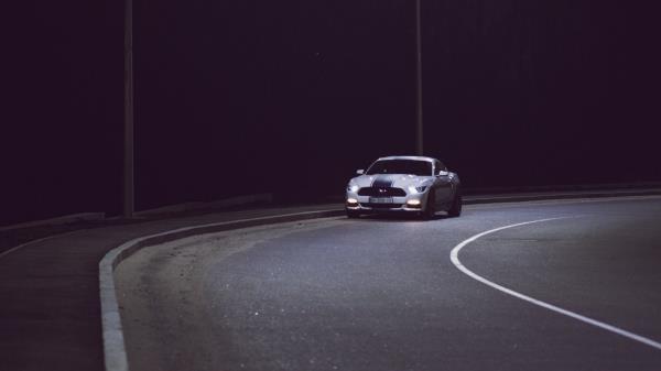 Car Flashlight Road wallpaper