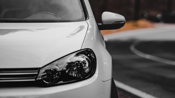 Car Front View Headlight Image wallpaper