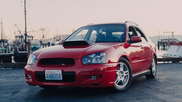 Car Red Side View Wallpaper