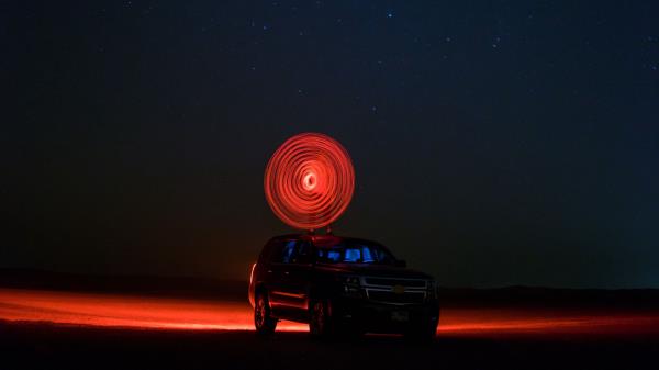 Car Starry Sky Night wallpaper