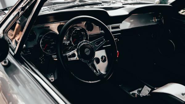Car Steering Wheel Interior wallpaper