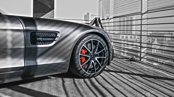 Car Wheel Side View wallpaper