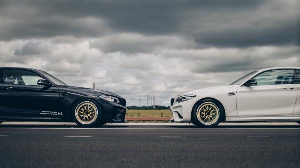 Cars Side View White wallpaper