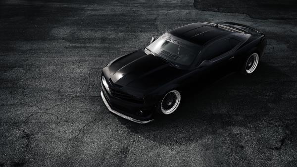 Chevrolet Camaro Zl1 Matt Black wallpaper