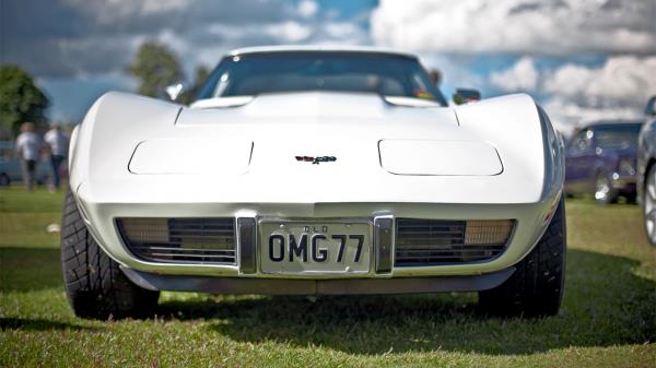 Corvette Roadster Cars Front View Wallpaper