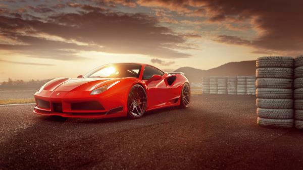 Ferrari 488 Gtb Novitec Rosso N Largo wallpaper
